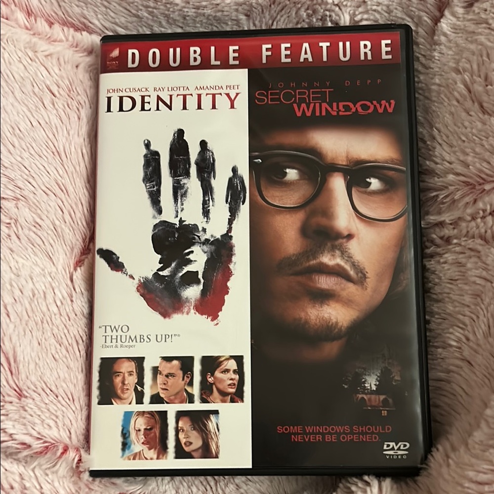 Double Feature: Identity & Secret Window DVD